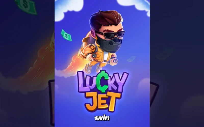 El cohete te espera para una victoria instantánea con Lucky Jet en 1Win.